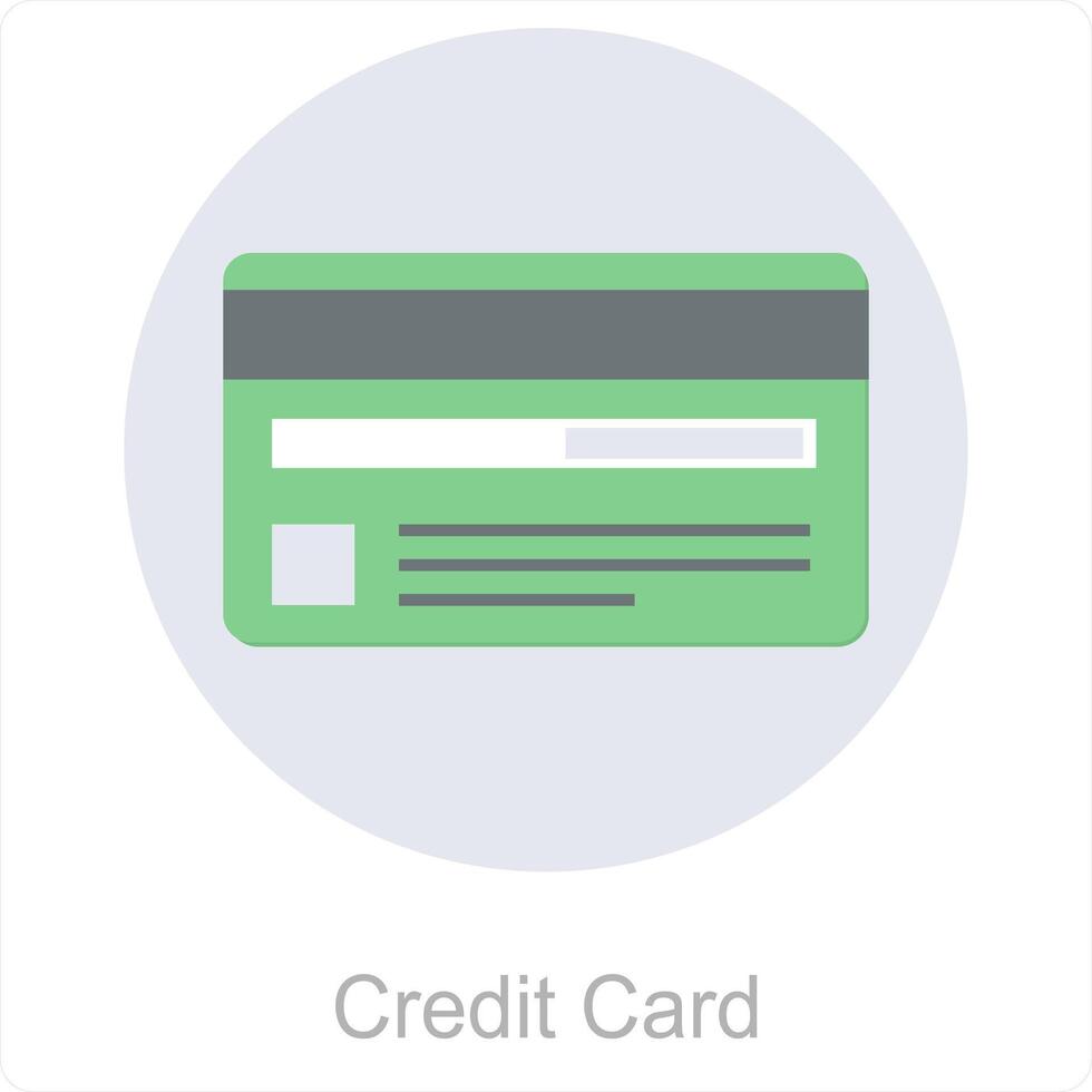 Credit Card and card icon concept vector