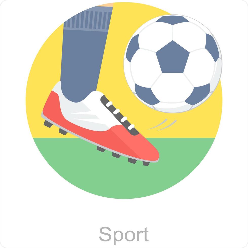 deporte y juego icono concepto vector