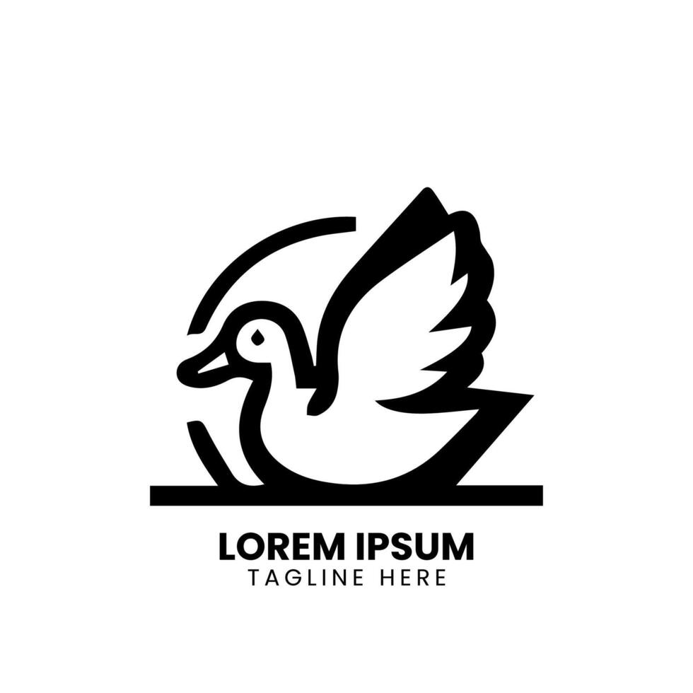Duck Logo Concept designs, themes, templates and vector, duck logo vector and illustration,