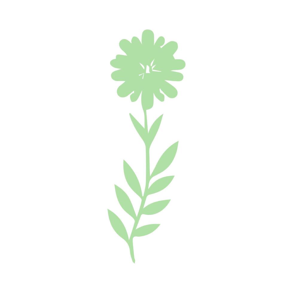 twigs with leaves silhouettes Free Vector