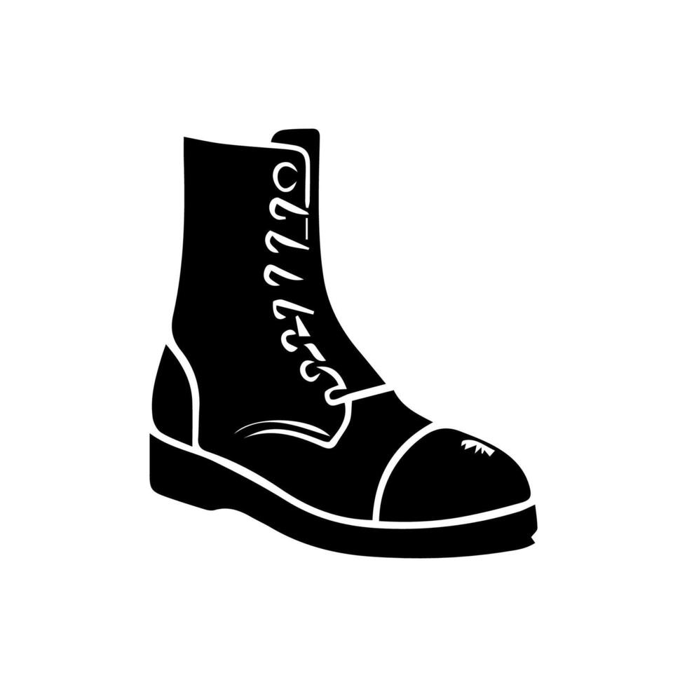 Shoe Icon on White Background. Vector illustration