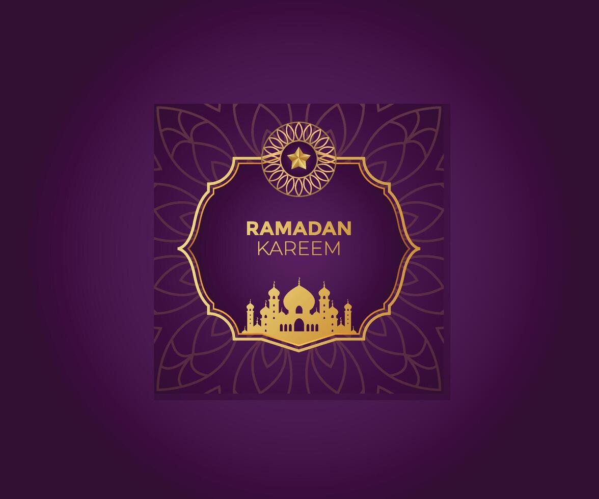 Eid social media post design vector