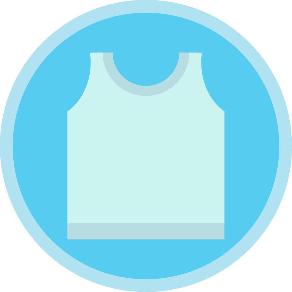 Top Flat Multi Circle Icon vector