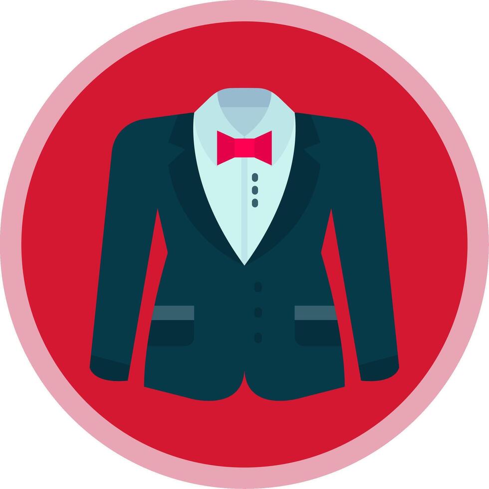 Blazer Flat Multi Circle Icon vector