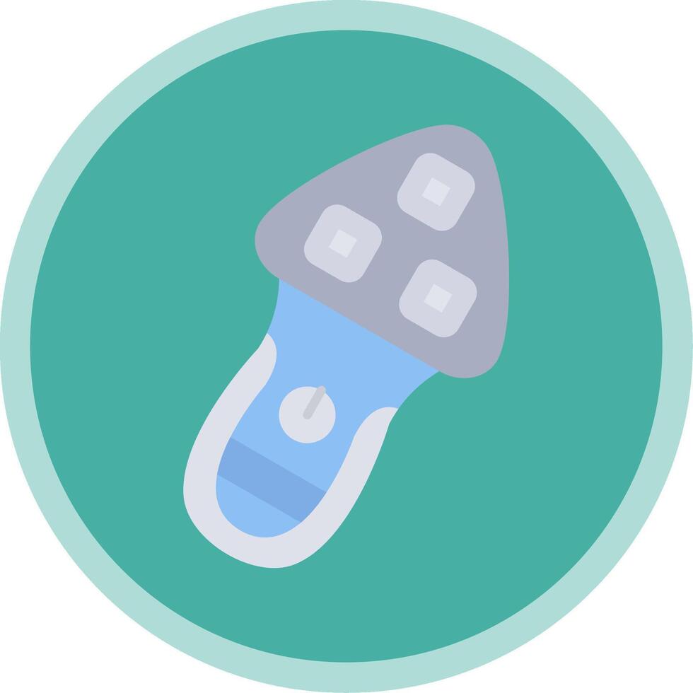 Shaver Flat Multi Circle Icon vector