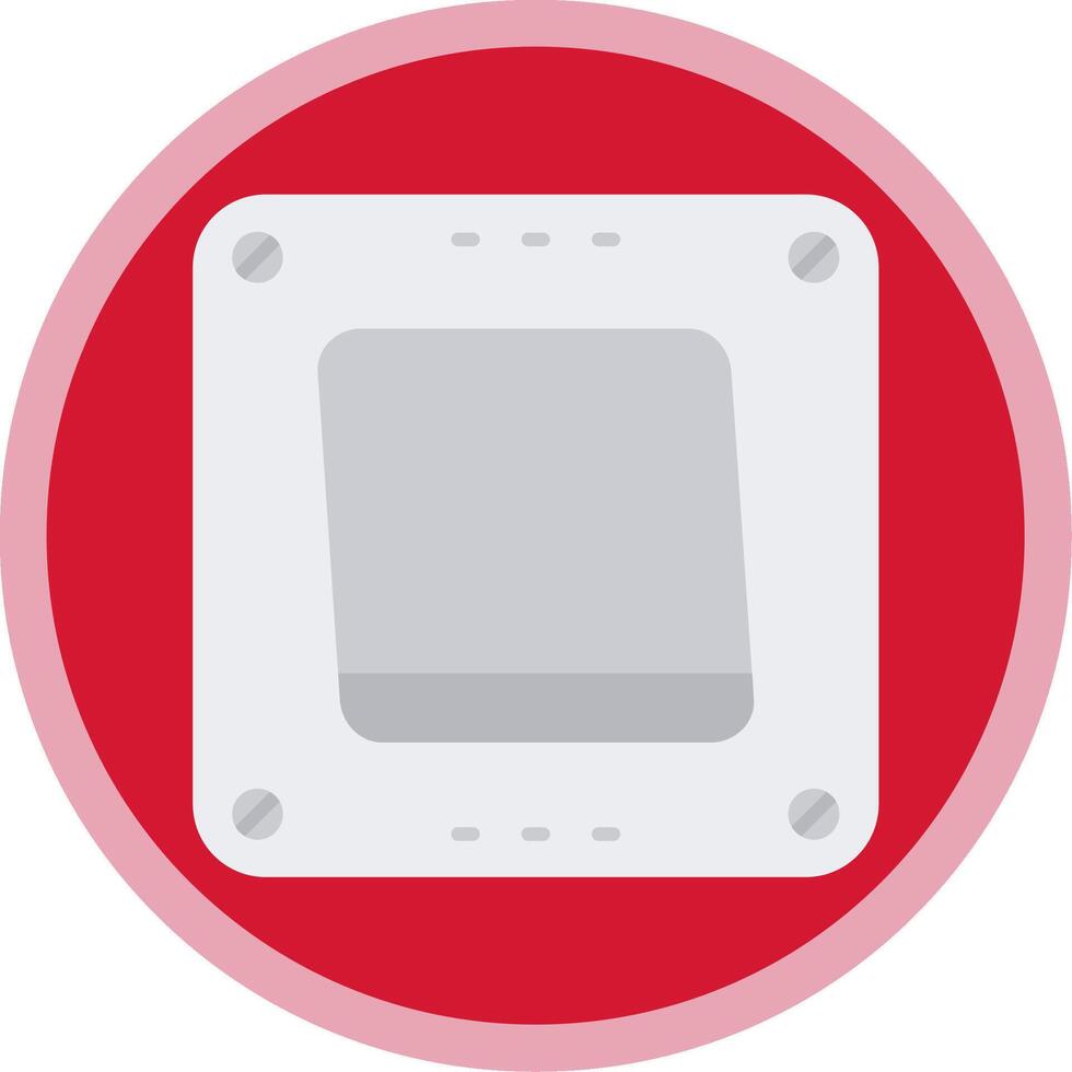 Swtich Flat Multi Circle Icon vector