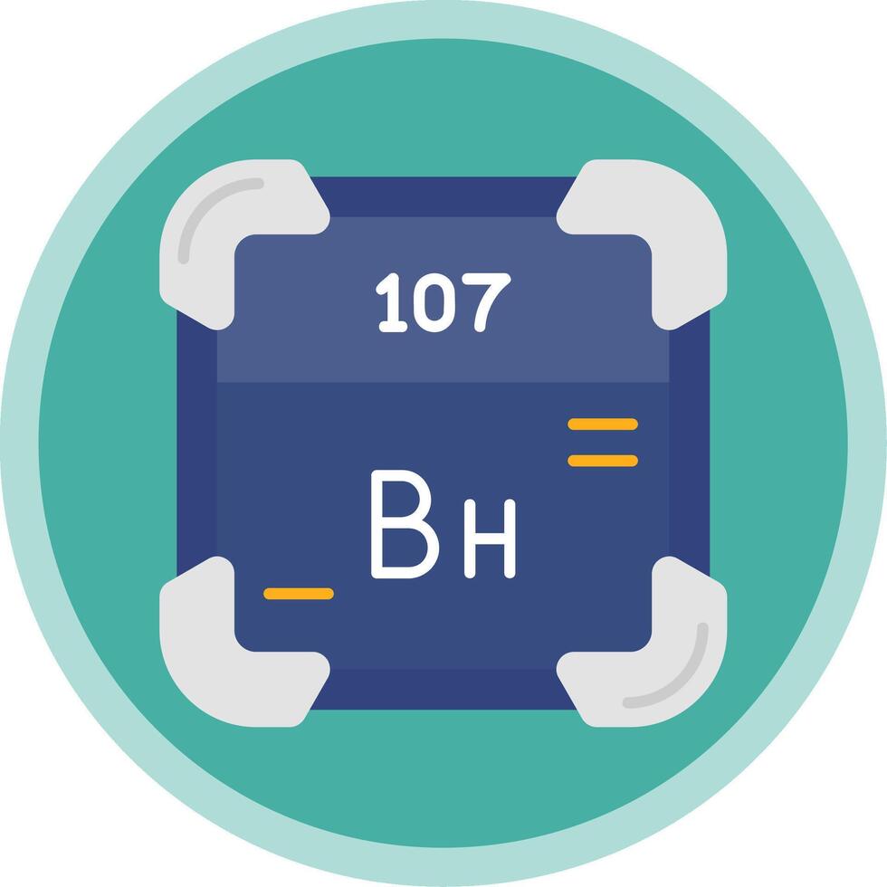 Bohrium Flat Multi Circle Icon vector