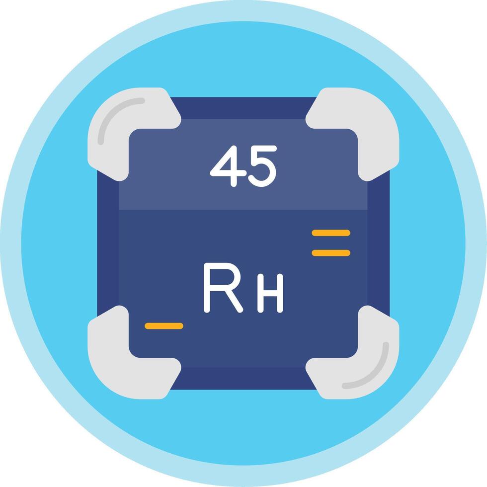 Rhodium Flat Multi Circle Icon vector