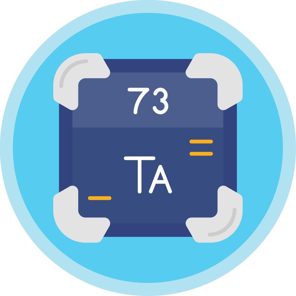 Tantalum Flat Multi Circle Icon vector