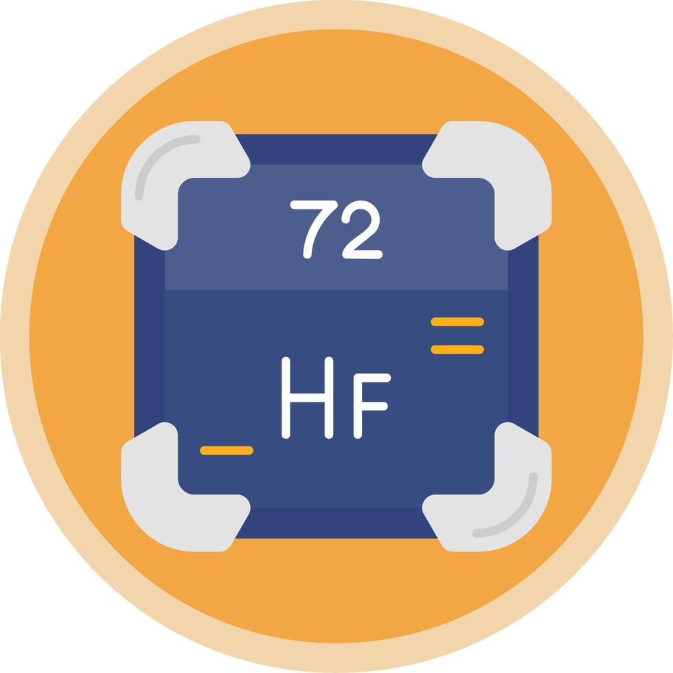 Hafnium Flat Multi Circle Icon vector