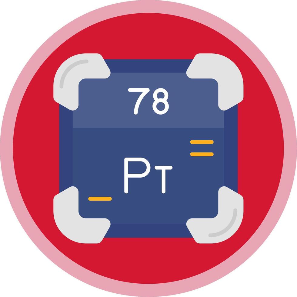 Platinum Flat Multi Circle Icon vector