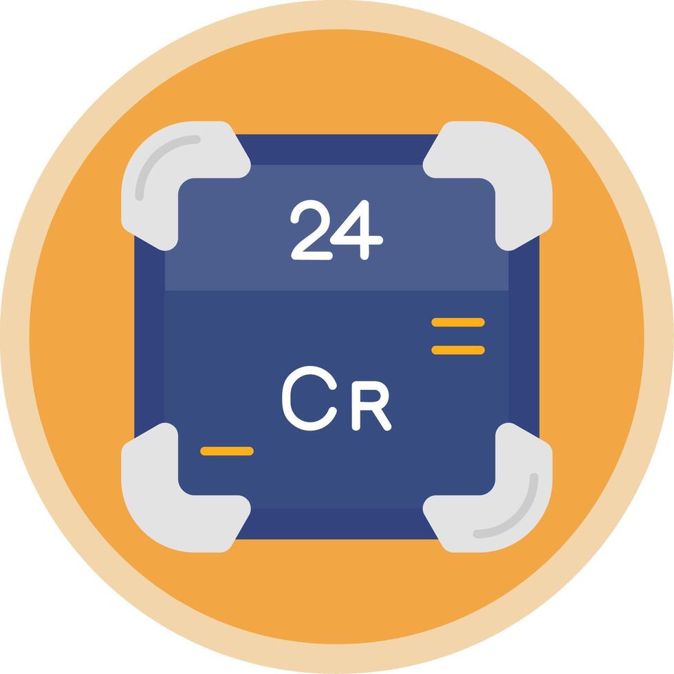 Chromium Flat Multi Circle Icon vector