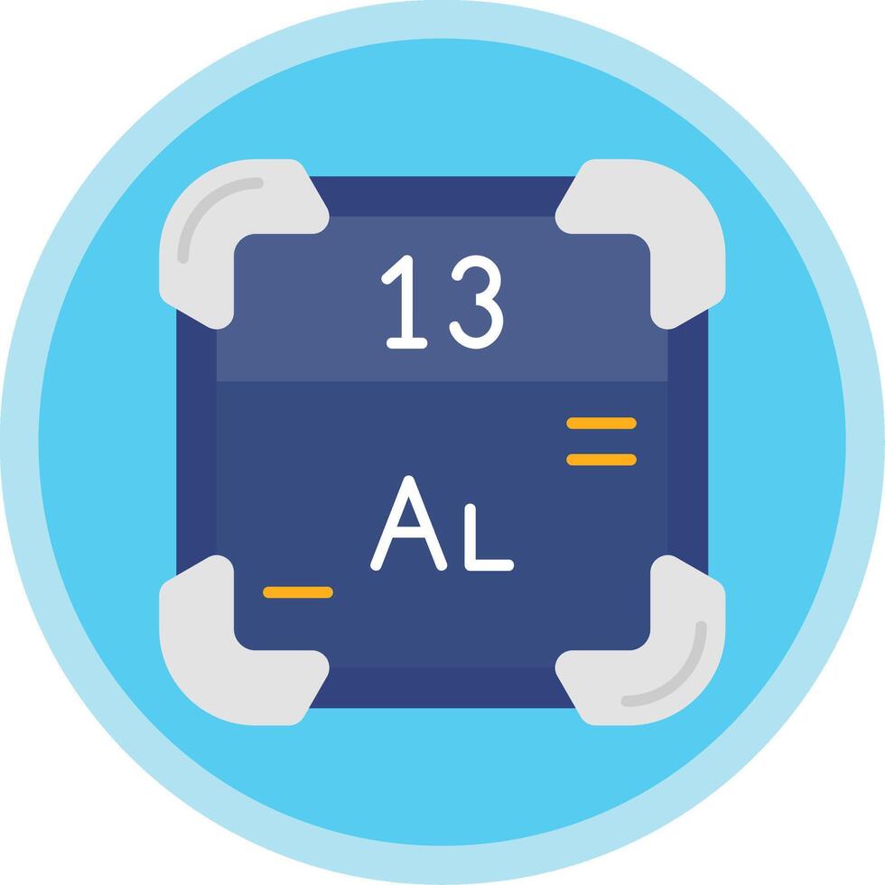Aluminum Flat Multi Circle Icon vector