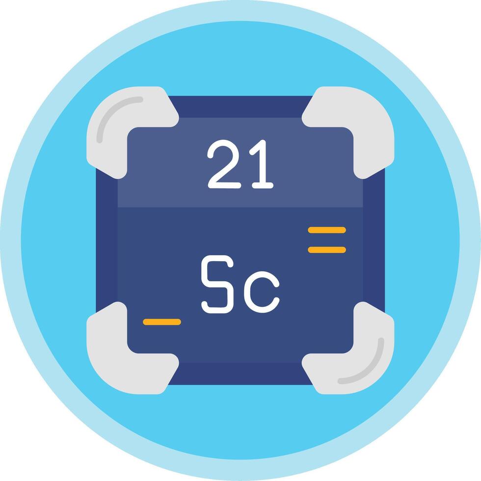 Scandium Flat Multi Circle Icon vector