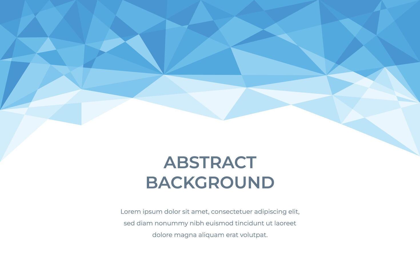 Blue abstract background with cristals vector