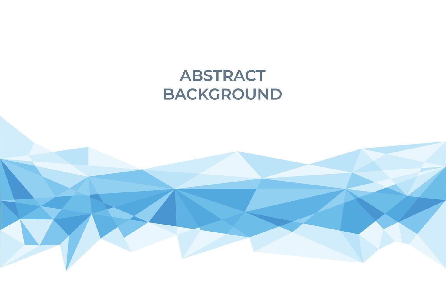 Blue abstract background with cristals vector