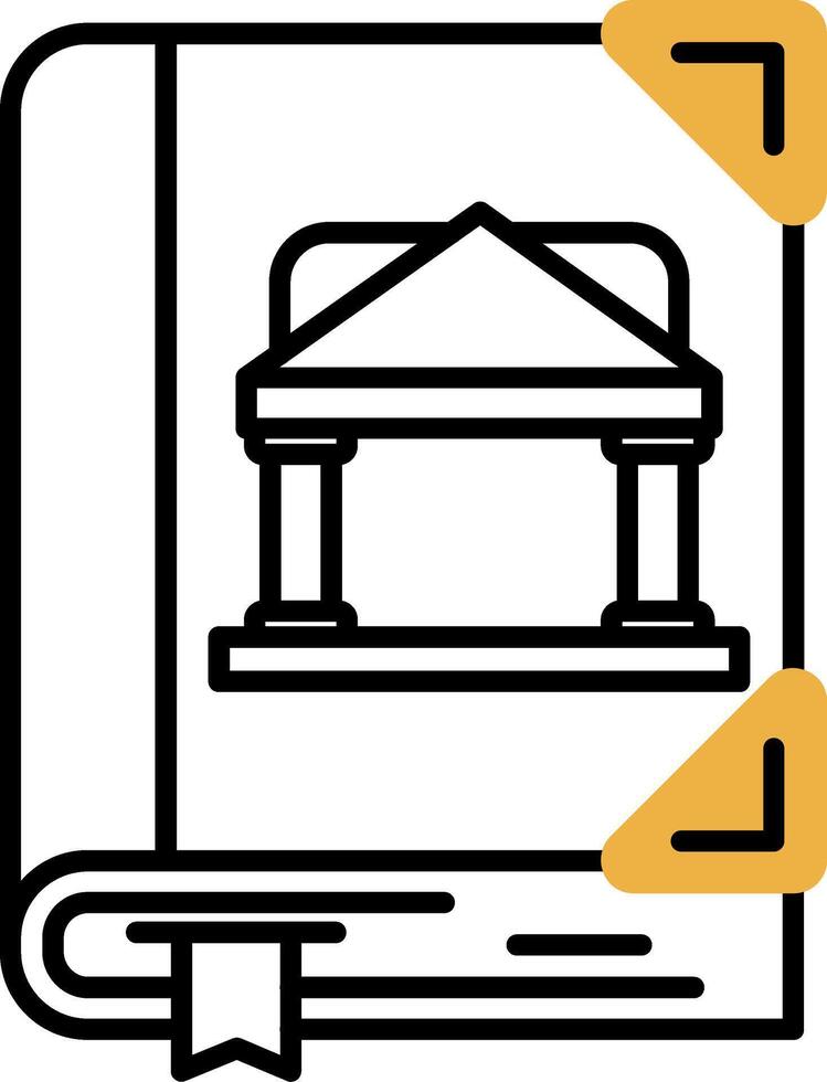 Banking Skined Filled Icon vector