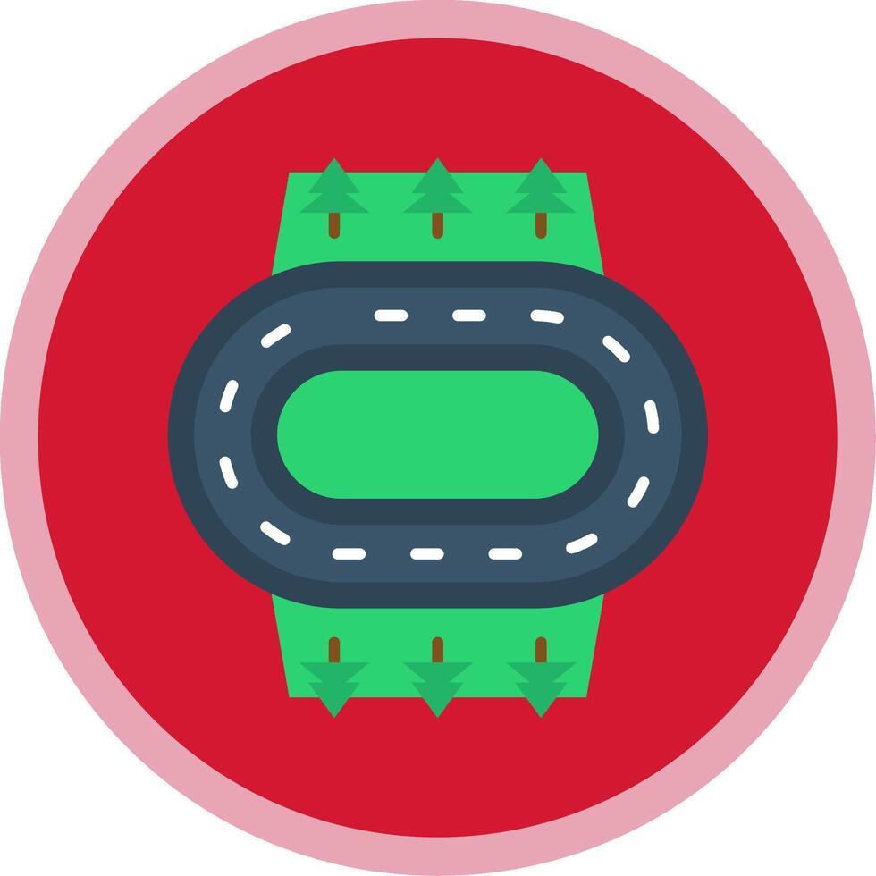 Limit Flat Multi Circle Icon vector