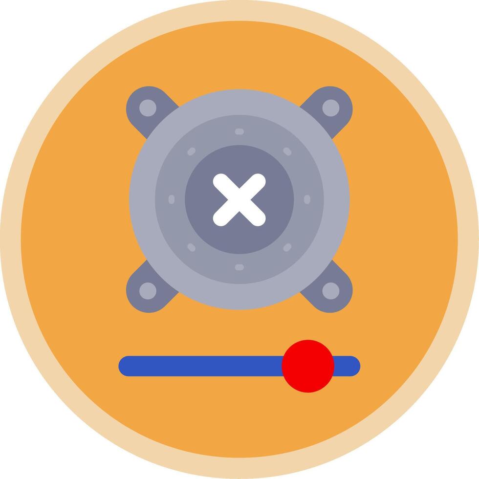 Speaker Flat Multi Circle Icon vector