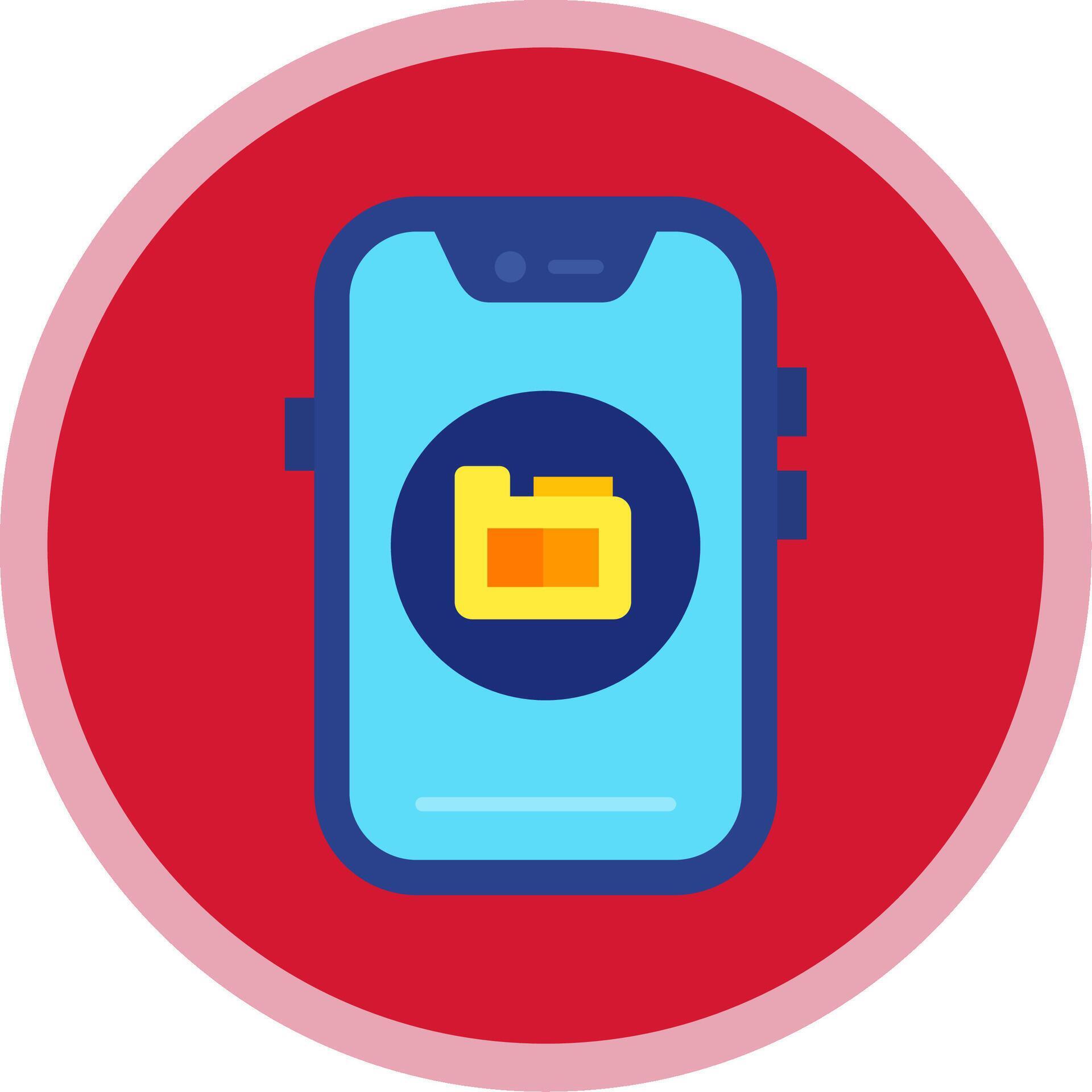 Folder Flat Multi Circle Icon 41651105 Vector Art at Vecteezy