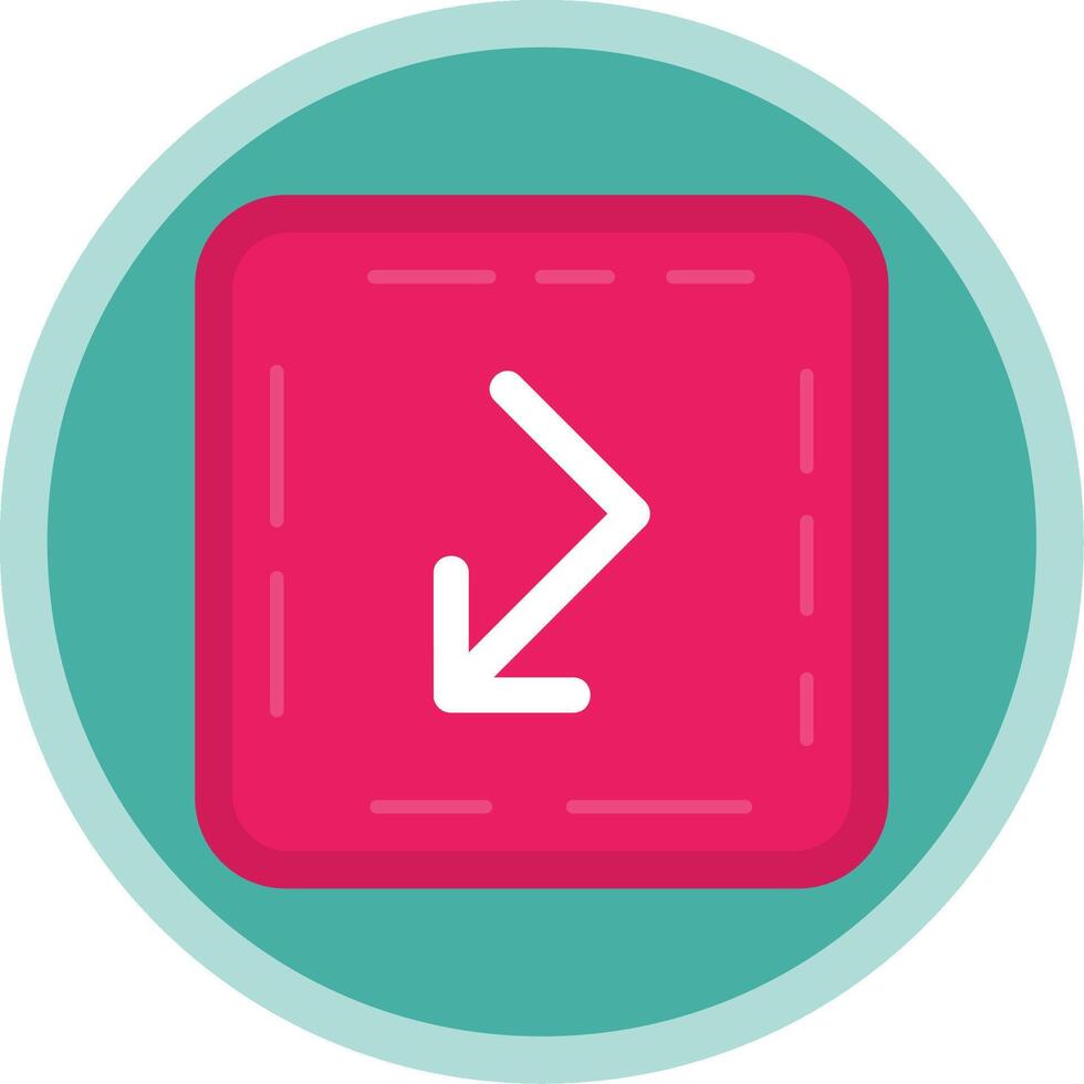 Bounce Flat Multi Circle Icon vector
