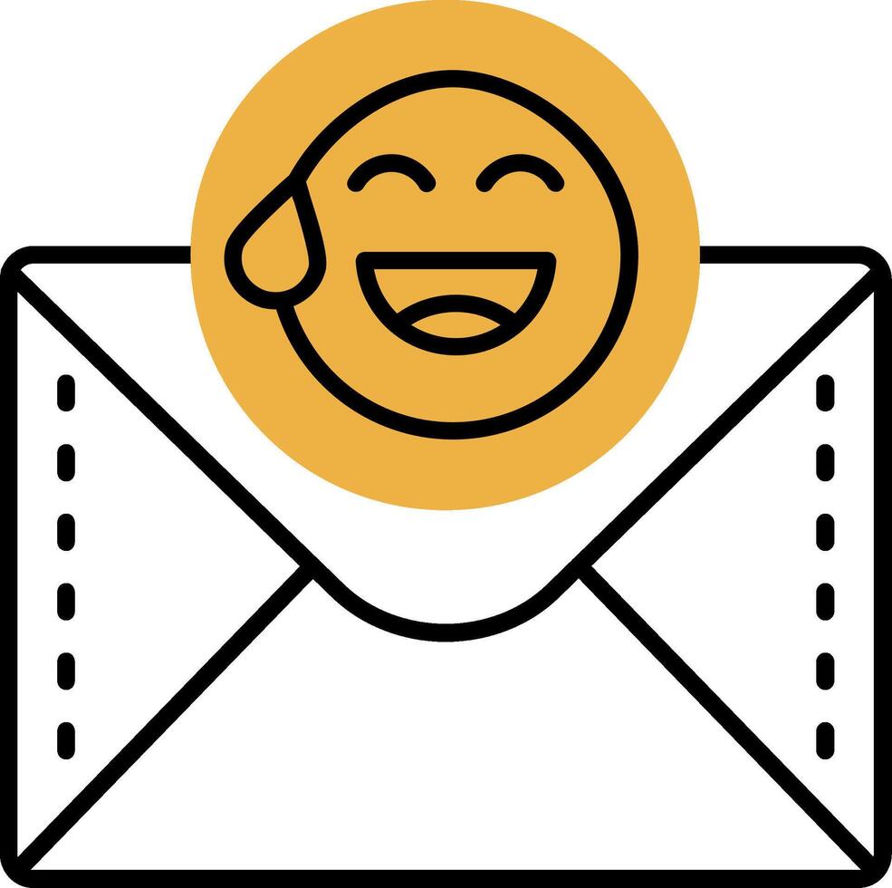 Emoji Skined Filled Icon vector