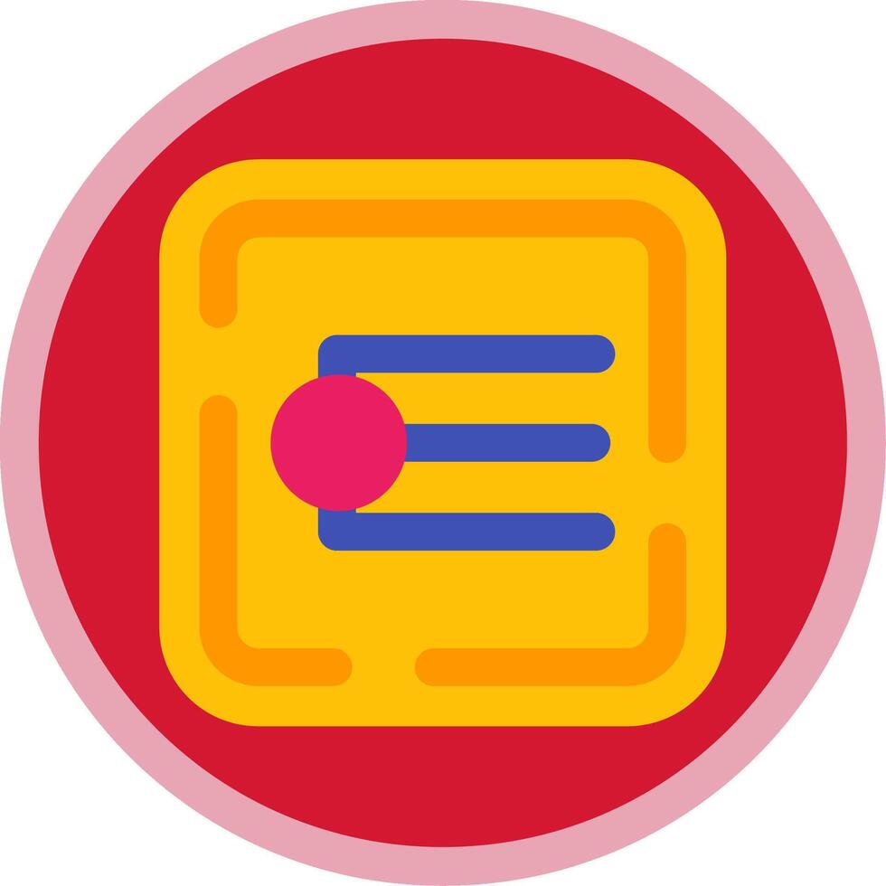 Endpoint Flat Multi Circle Icon vector