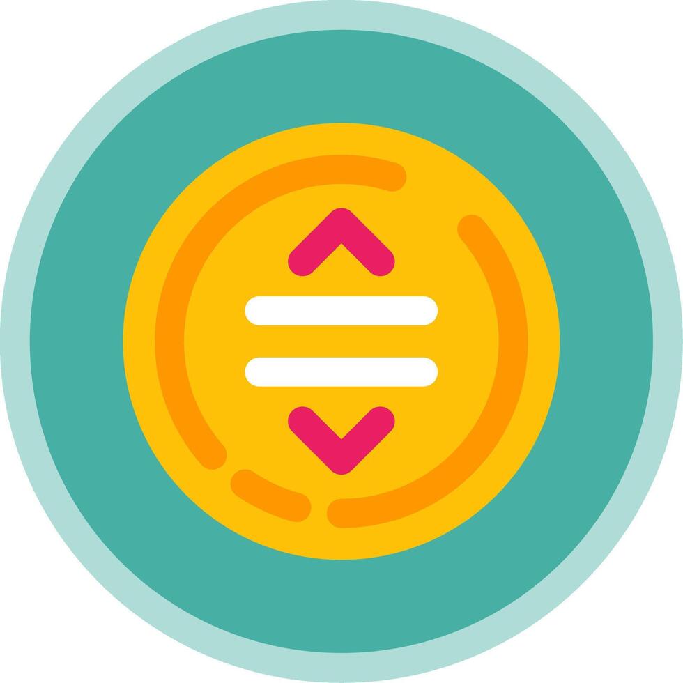 Drag Flat Multi Circle Icon vector