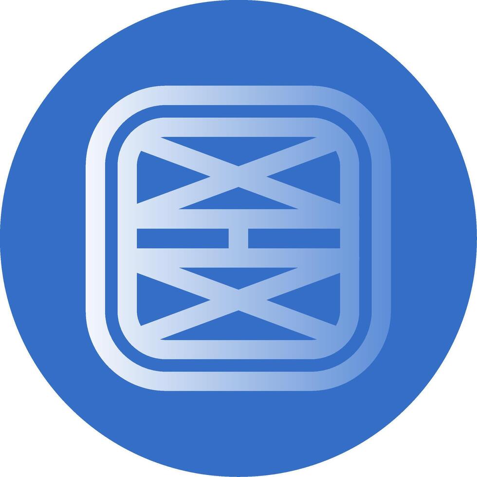 Layout Gradient Line Circle Icon vector