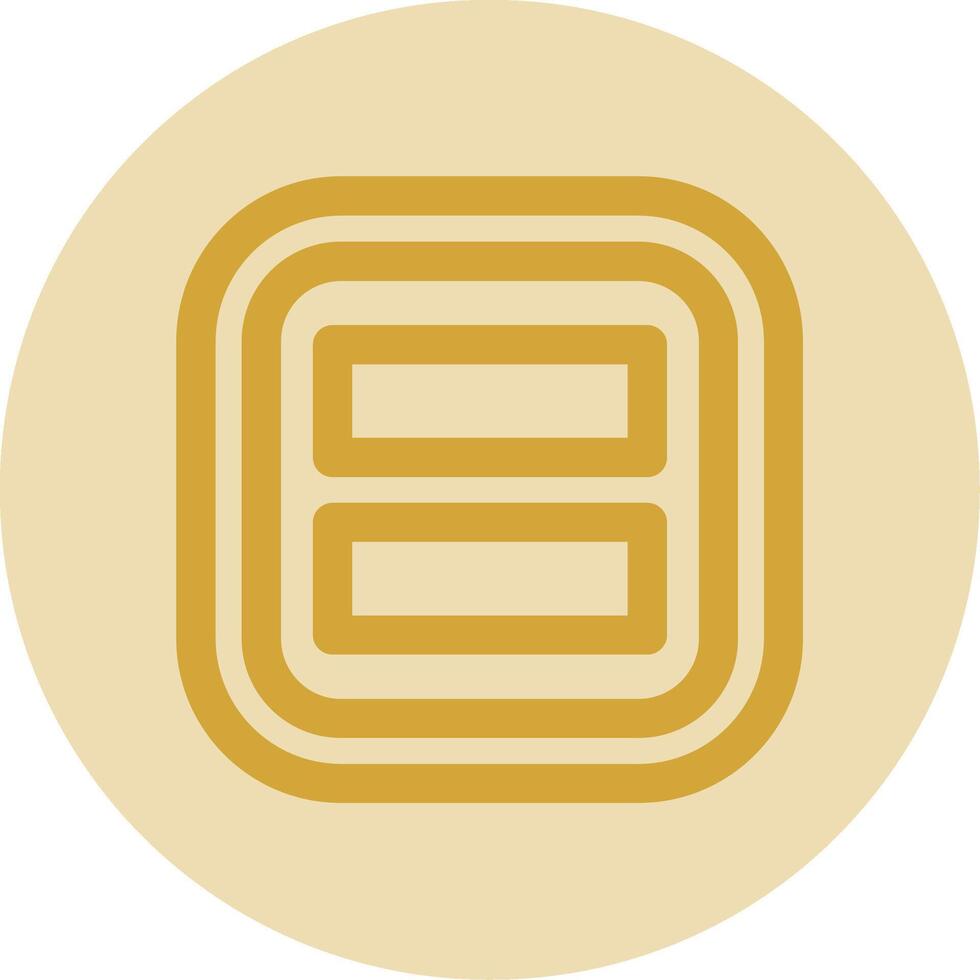 Layout Line Yellow Circle Icon vector