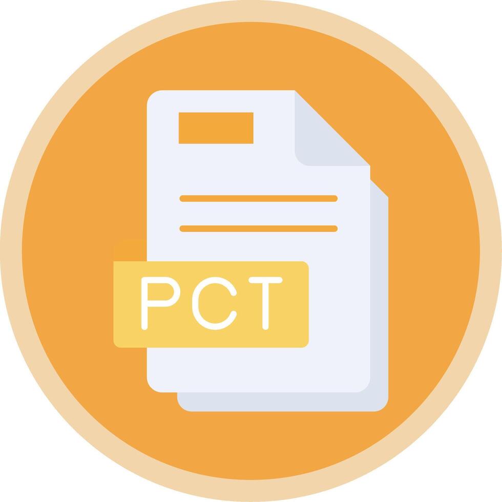 Pct Flat Multi Circle Icon vector