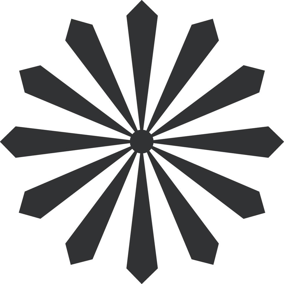 Starburst  sunburst vector icon