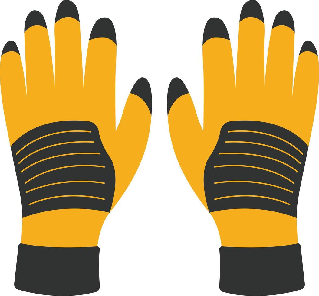 jardinería guantes icono vector