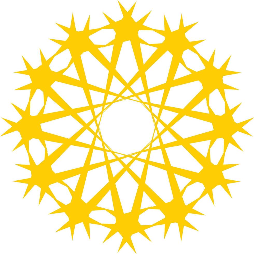 Starburst new year firework vector illustration