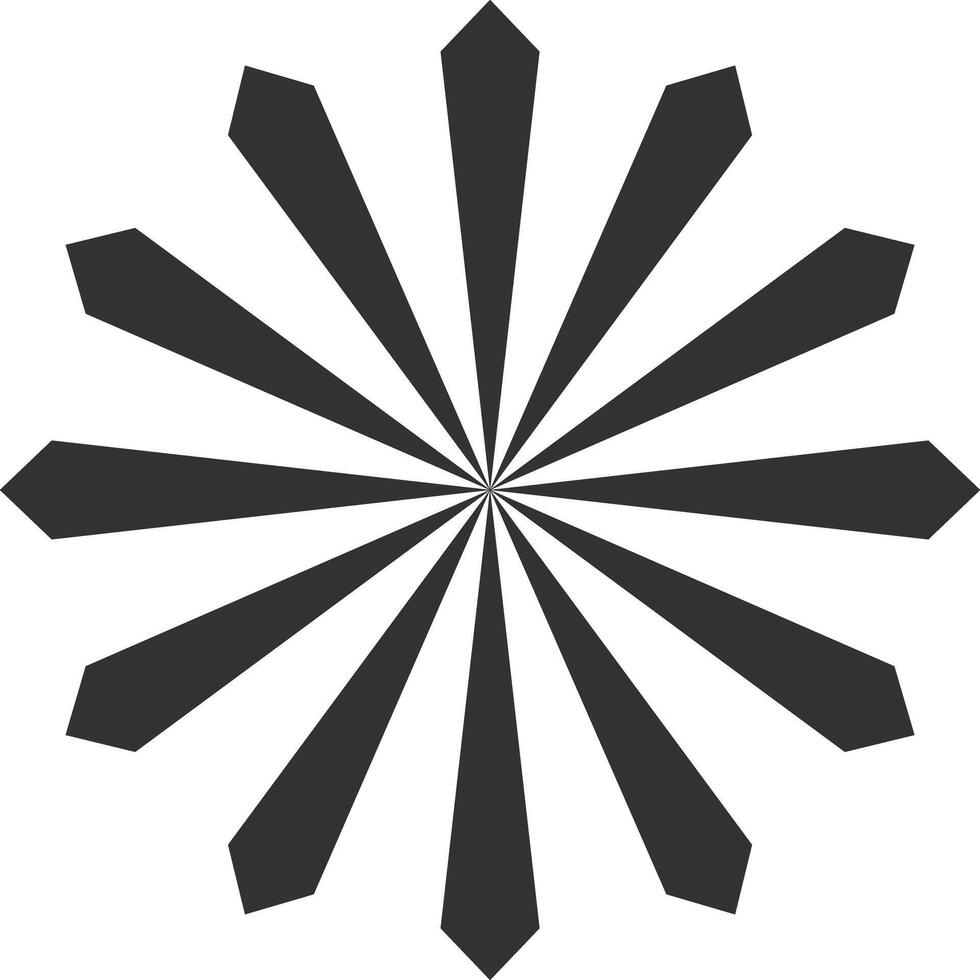 Starburst  sunburst vector icon
