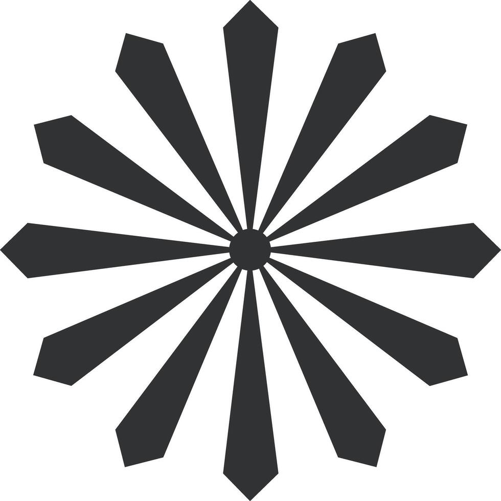 Starburst  sunburst vector icon