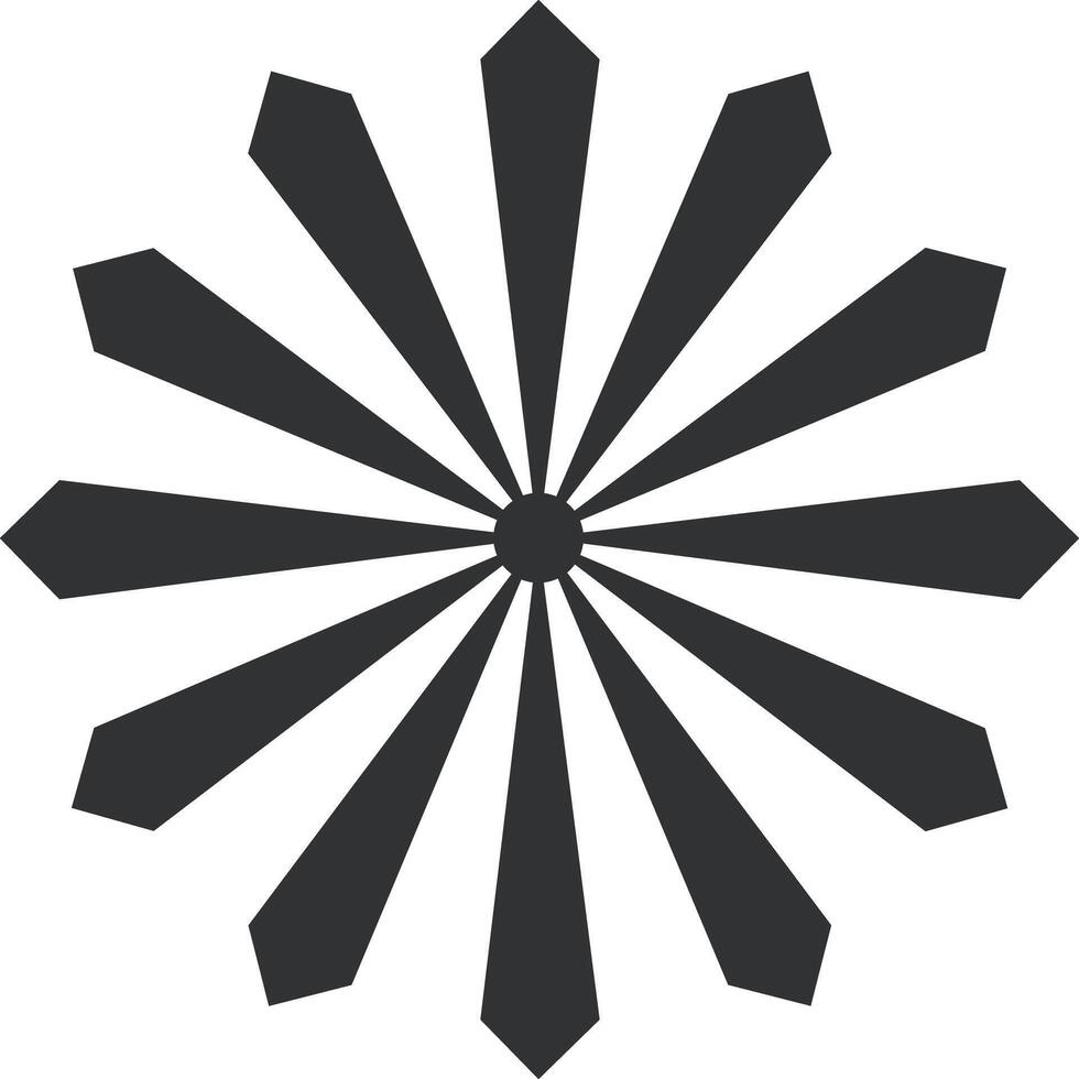 Starburst  sunburst vector icon