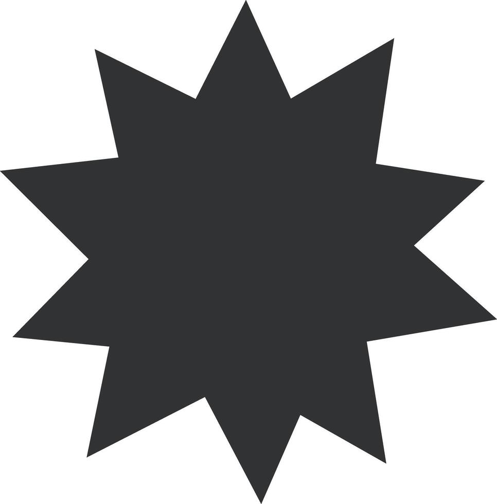 Starburst  sunburst vector icon