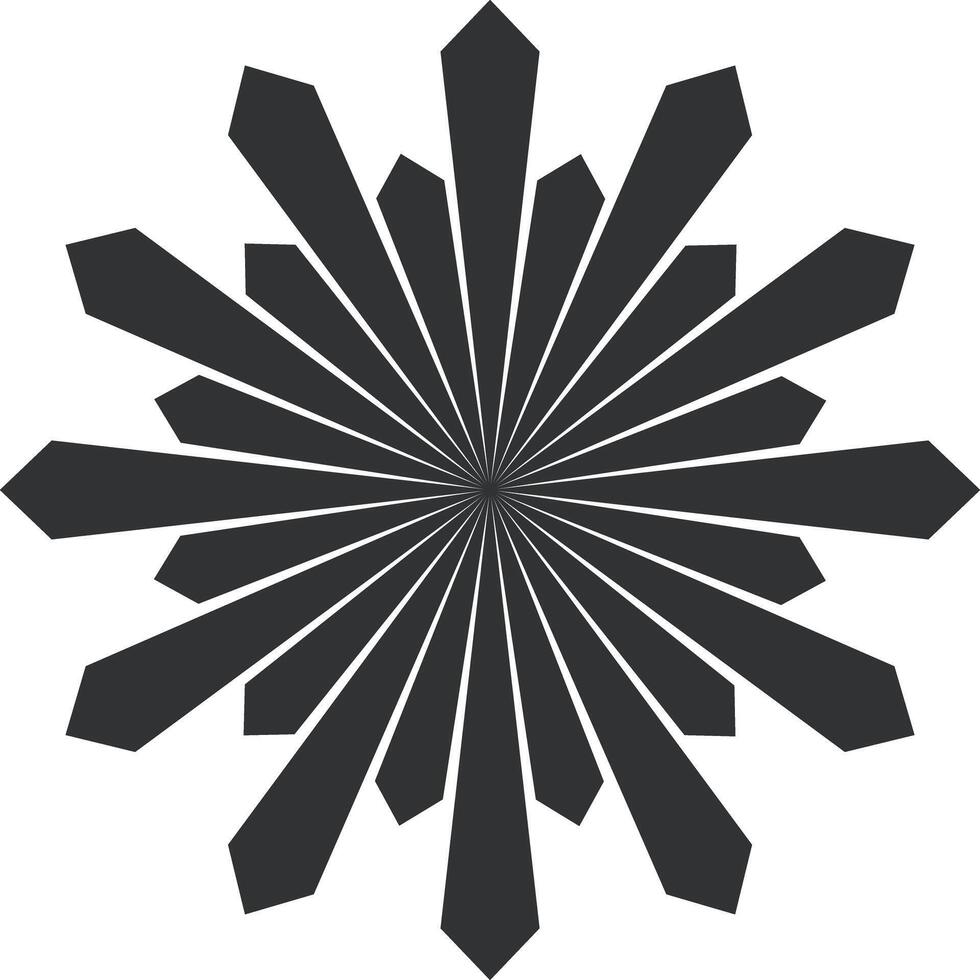 Starburst  sunburst vector icon