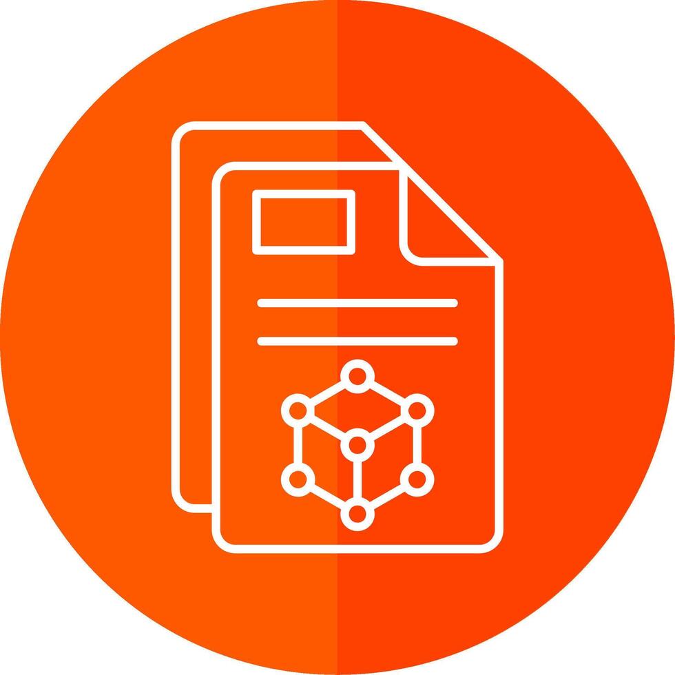 3d Line Red Circle Icon vector