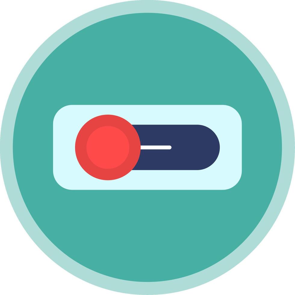 Switch Flat Multi Circle Icon vector