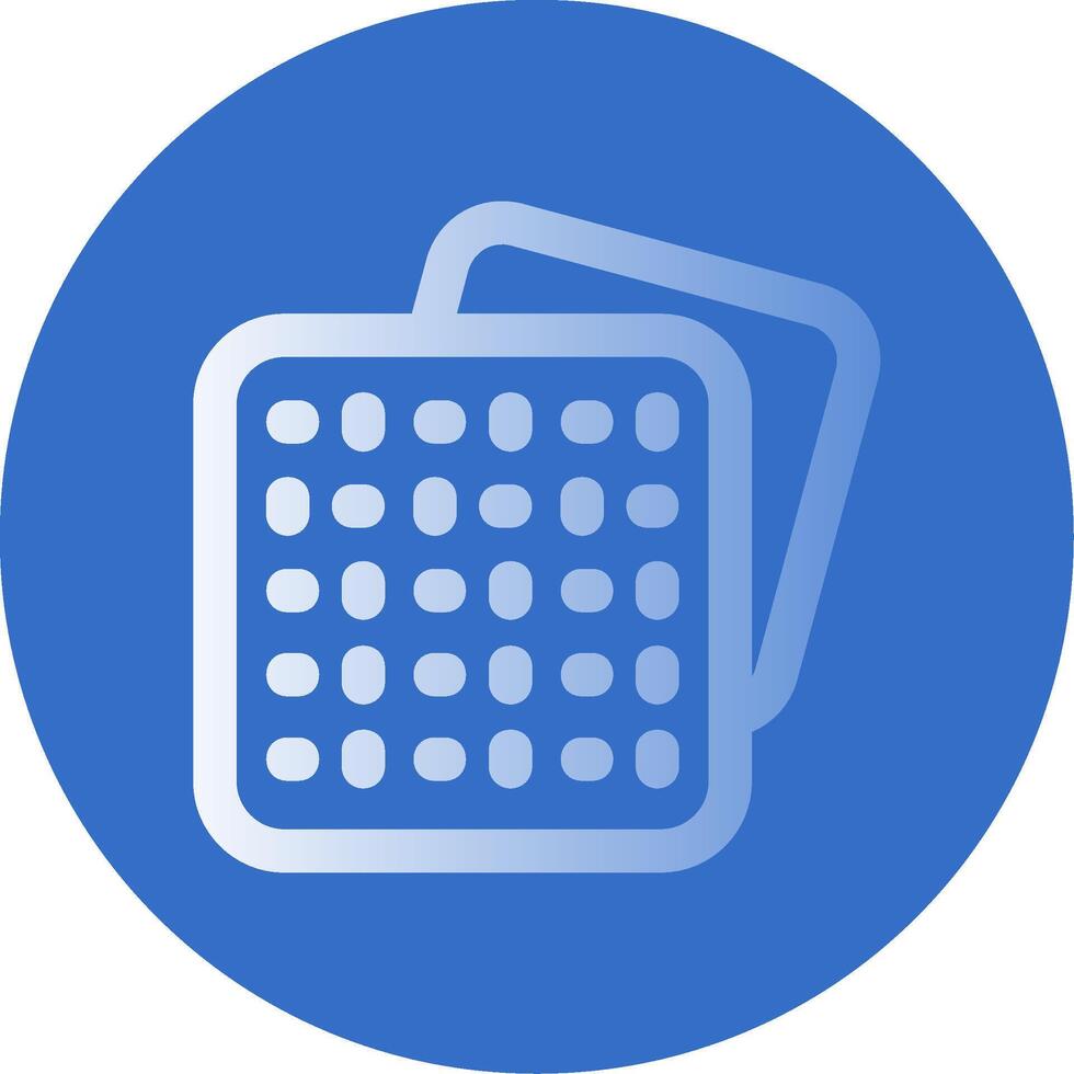 Pattern Gradient Line Circle Icon vector