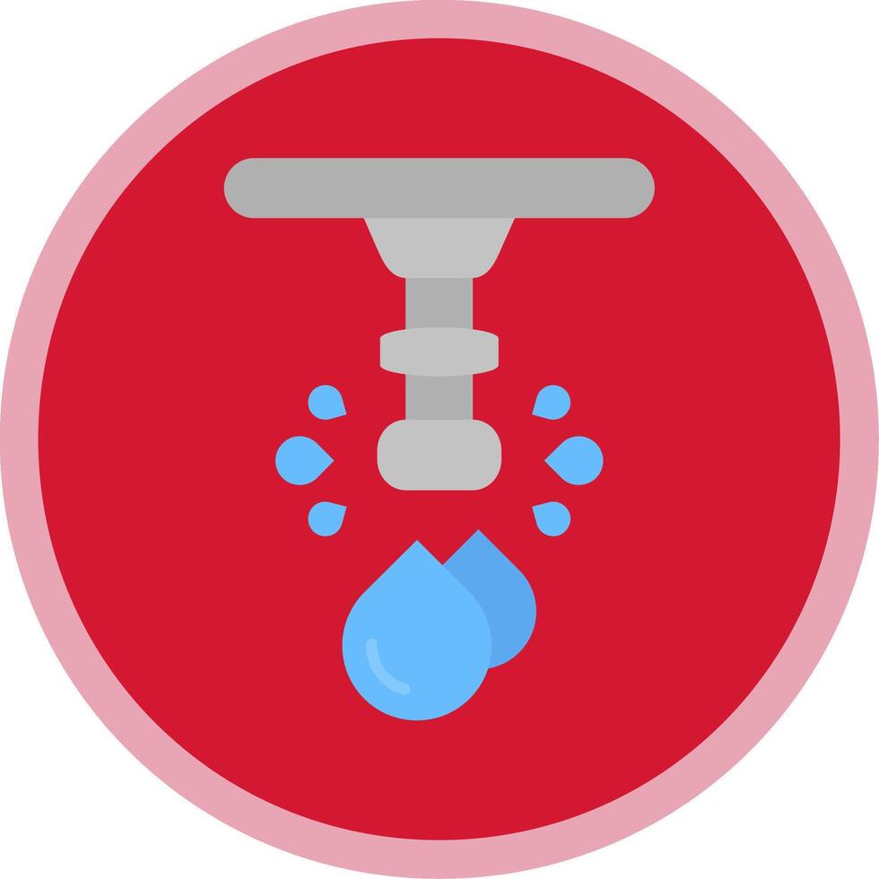 Water Flat Multi Circle Icon vector