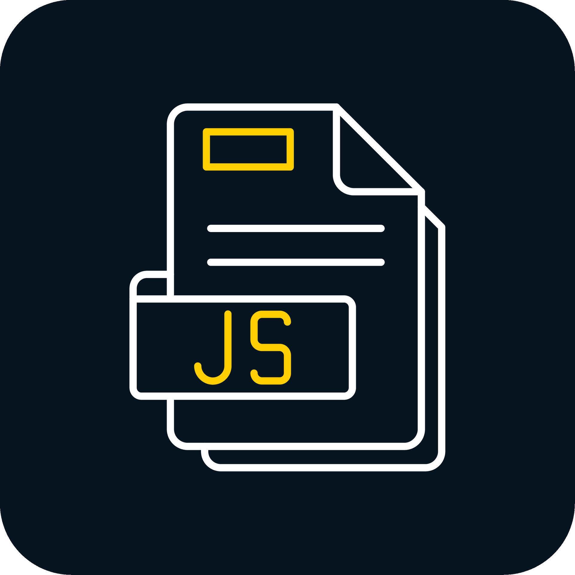 Js Line Yellow White Icon 41653423 Vector Art at Vecteezy