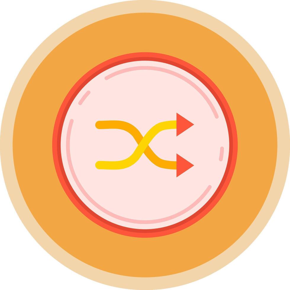 Random Flat Multi Circle Icon vector