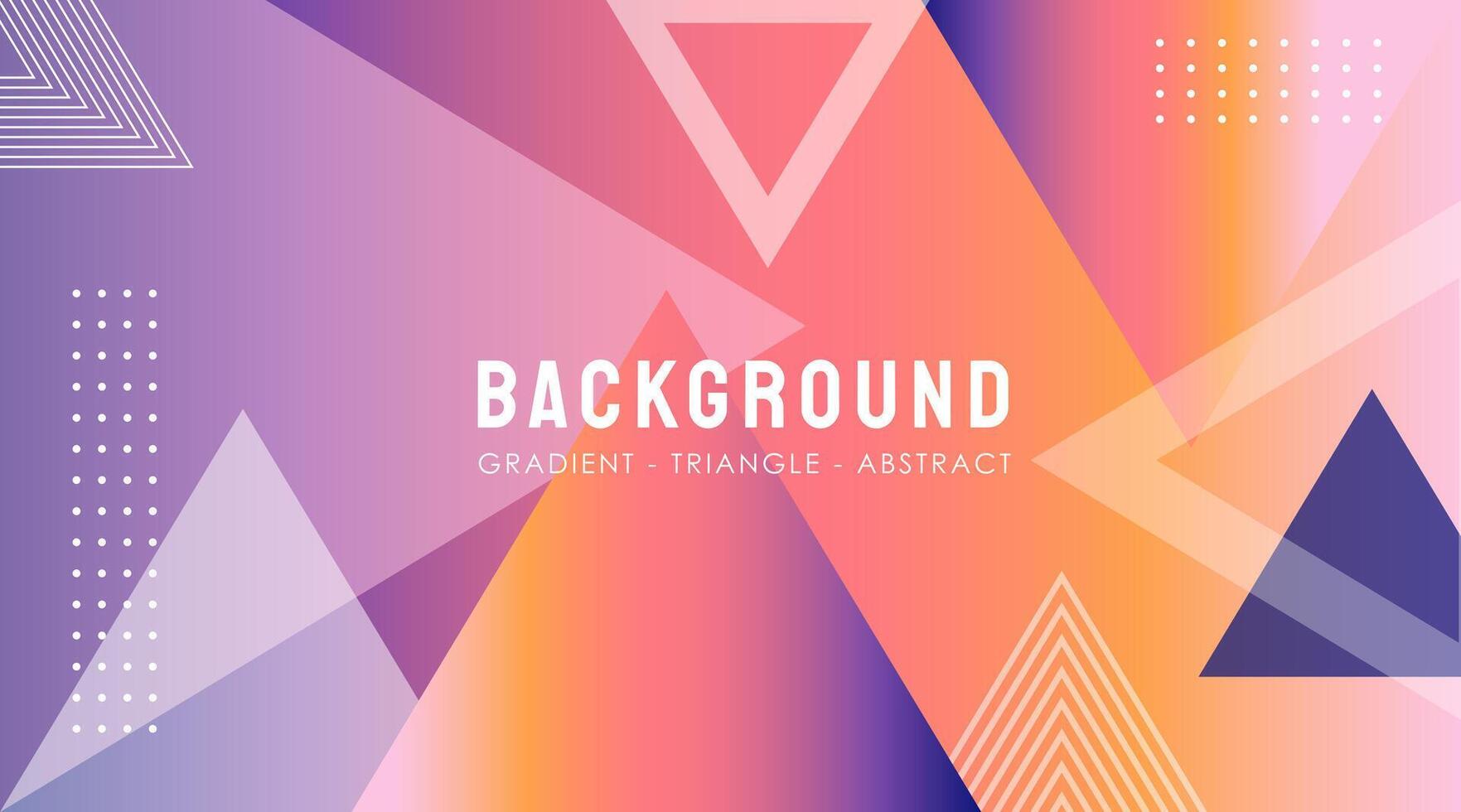 Vector Triangle Gradient abstract Background