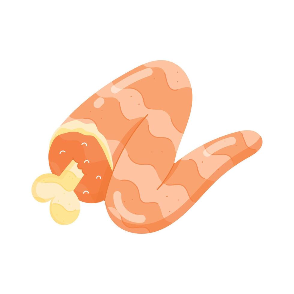 Chicken Flat Stickers vector