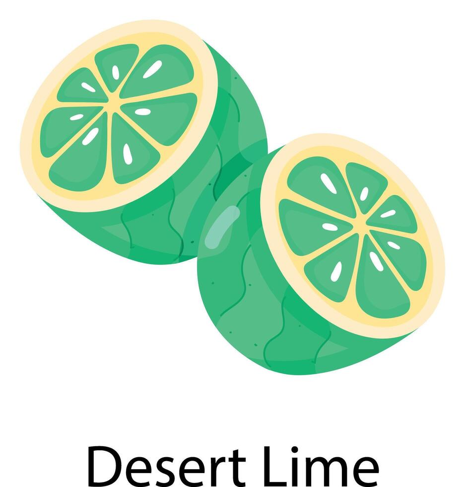 Fresh Fruits Flat Stickers vector