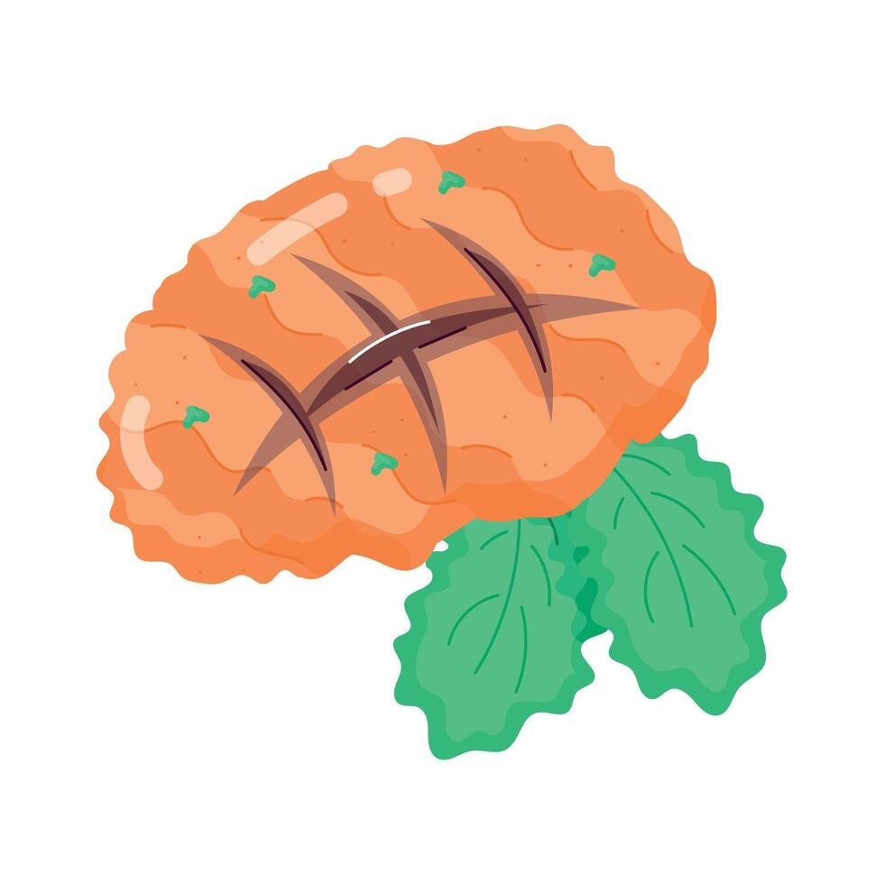 Chicken Flat Stickers vector