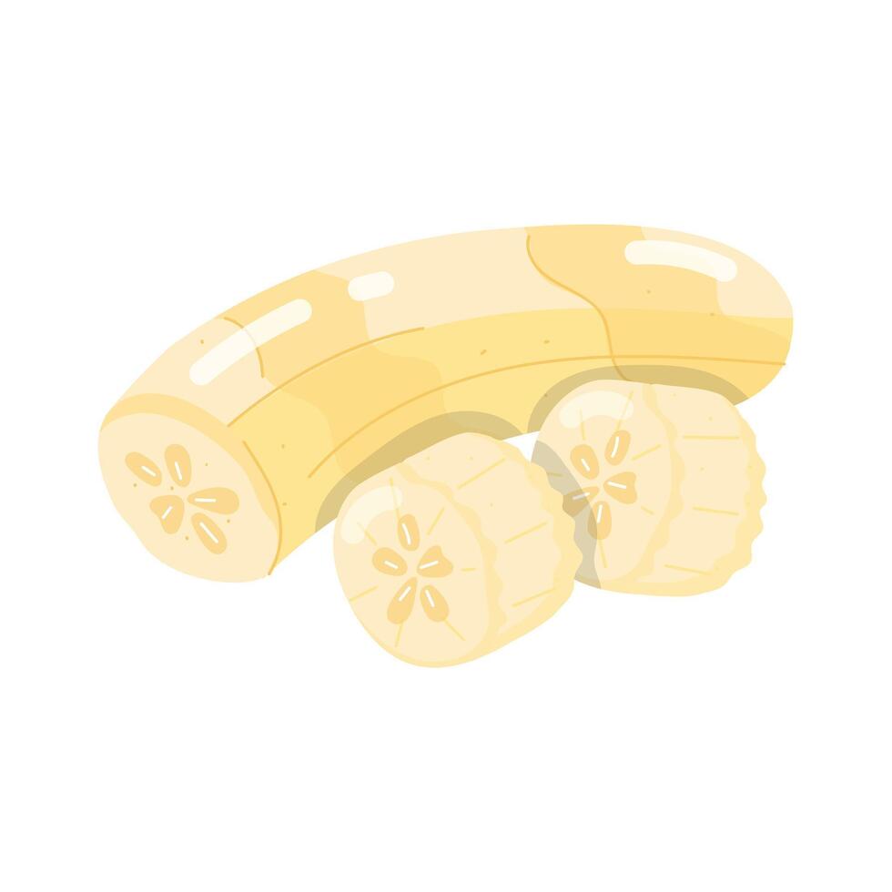 Bundle of Banana Delicacies Flat Stickers vector